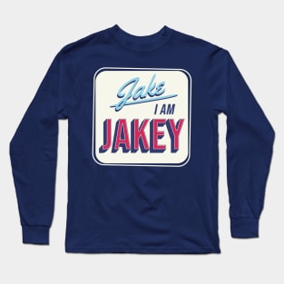 Enhypen Jake jakey fandom engene typography | Morcaworks Long Sleeve T-Shirt